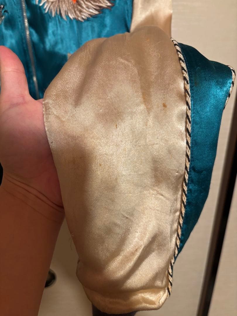 BRU NA BOINNE Chicken Heart 刺繍スカジャン