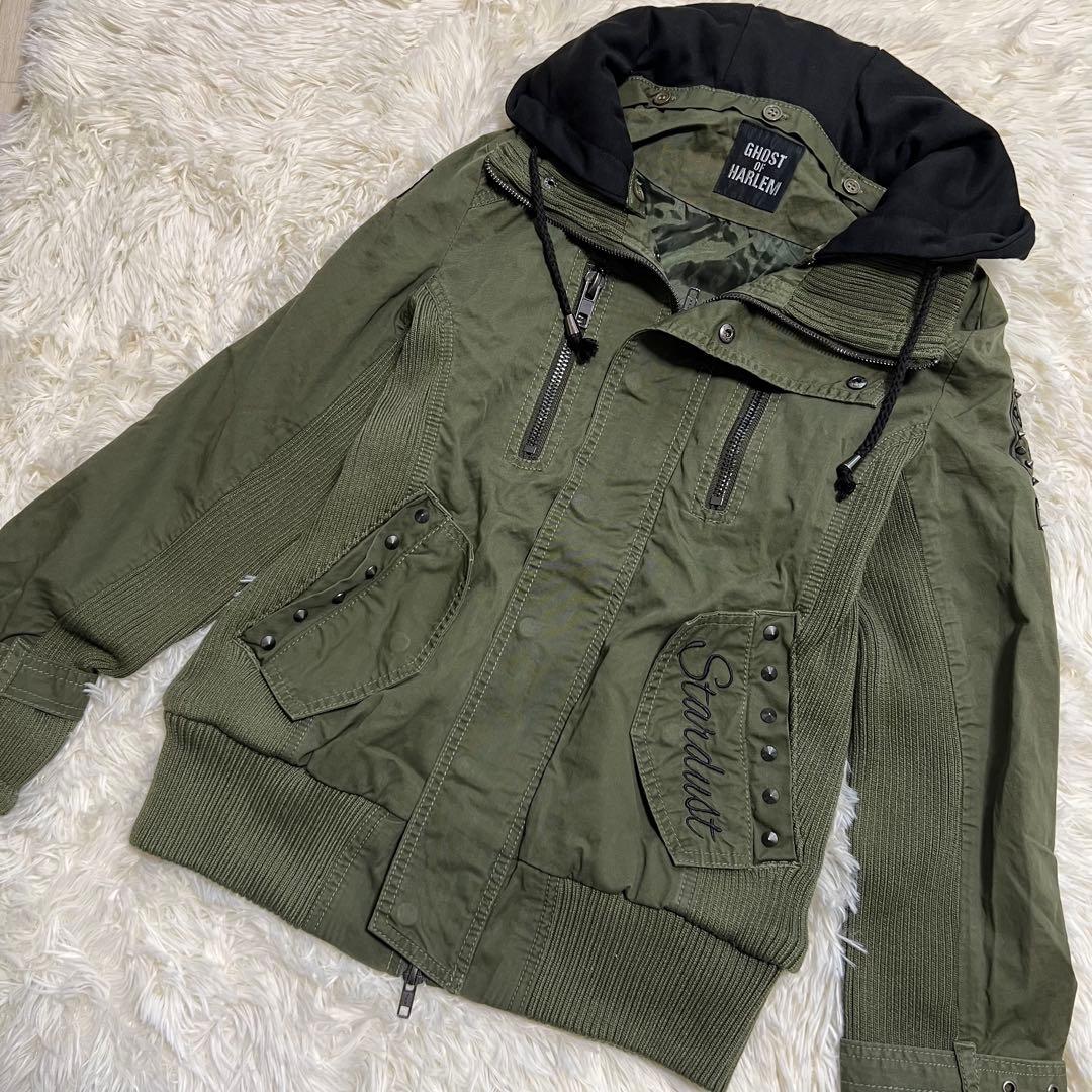 【激レア】dia系 ゴーストオブハーレム ミリタリージャケットy2k vibes