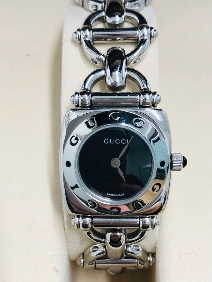 極美品！ グッチ GUCCI 6400L 腕時計 シルバー 箱付き