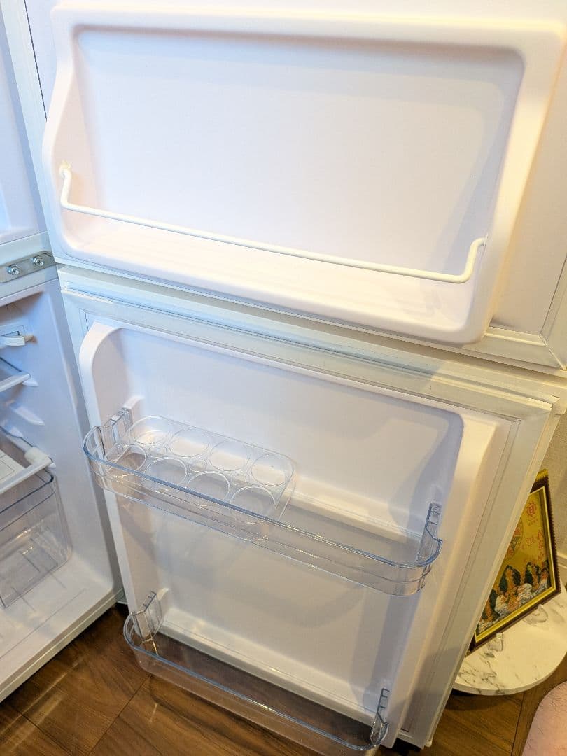 ★simplus 冷蔵庫 2ドア 90L 右開き 2024年12月購入の高年式！