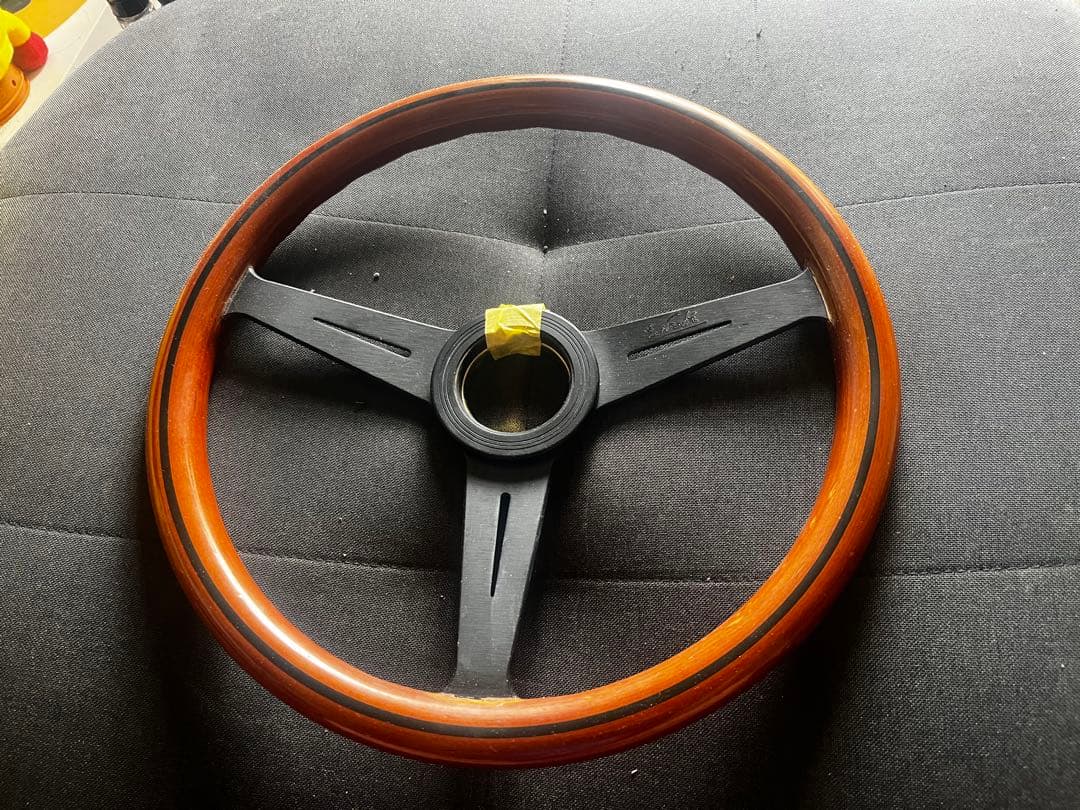 値下げ！【ジャンク品】【当時物】Nardi ウッド ステアリング