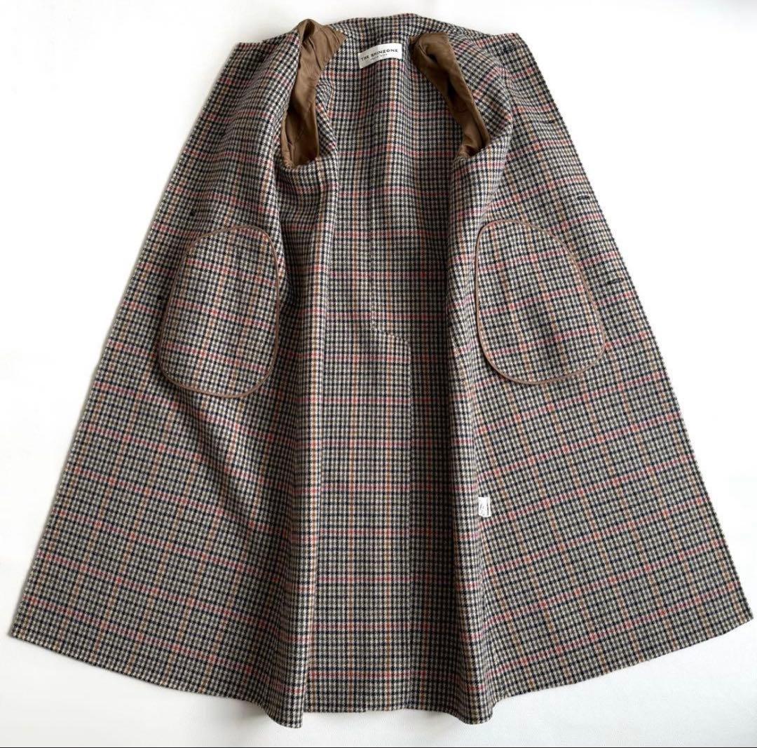 限定価格美品格安シンゾーン　バルマカーンコート　34 クラブチェック