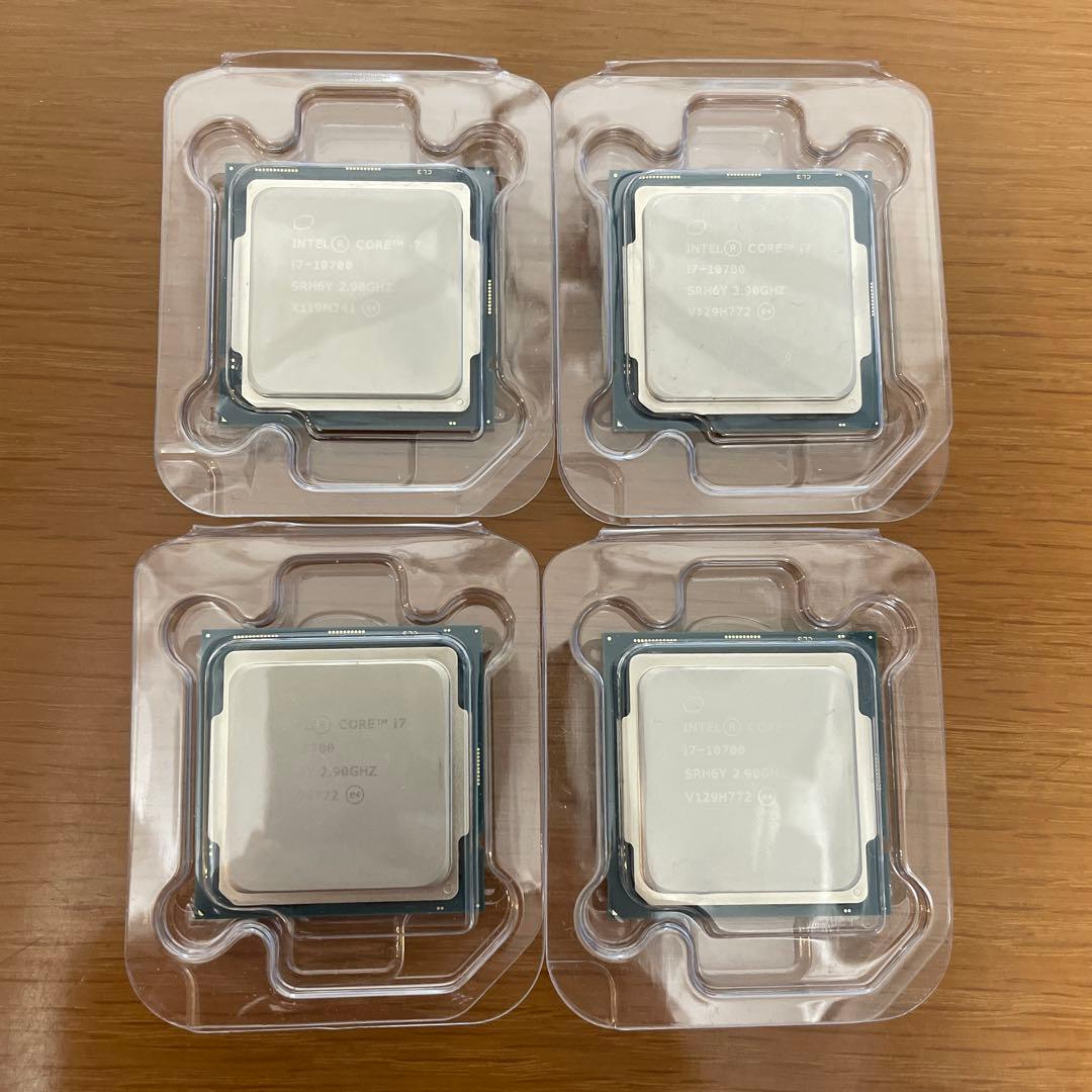 Intel Core i7-10700 CPU 4個セット