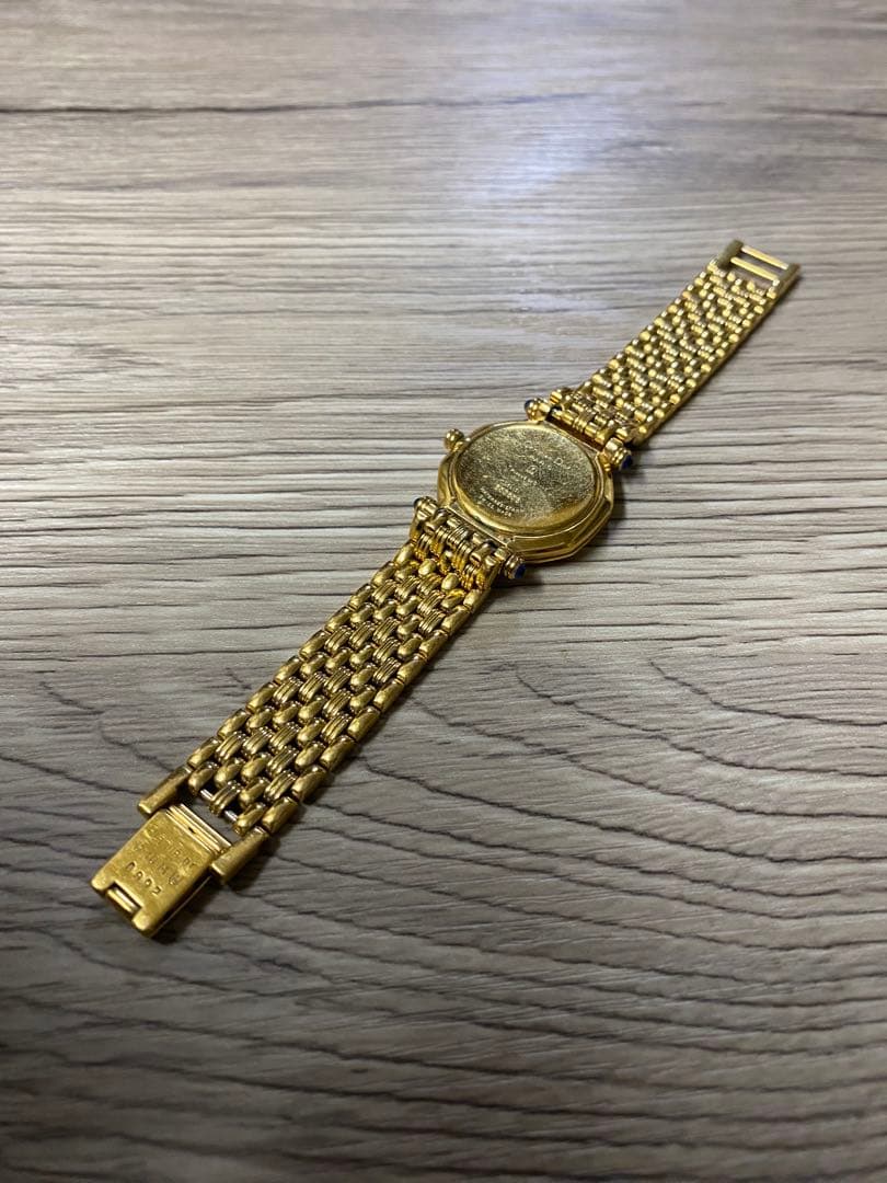 美品 Dior ゴールドメタルバンド ホワイト文字盤 時計