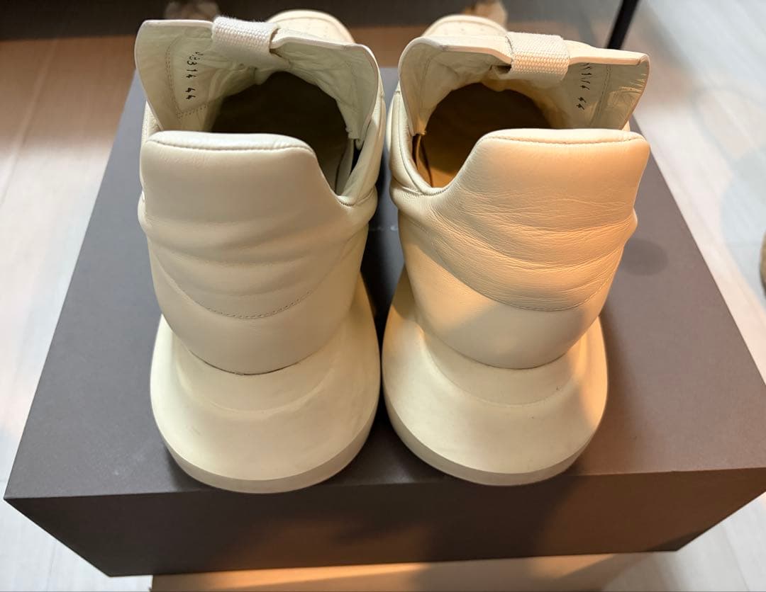 Rick Owens GETH RUNNER レザースニーカー