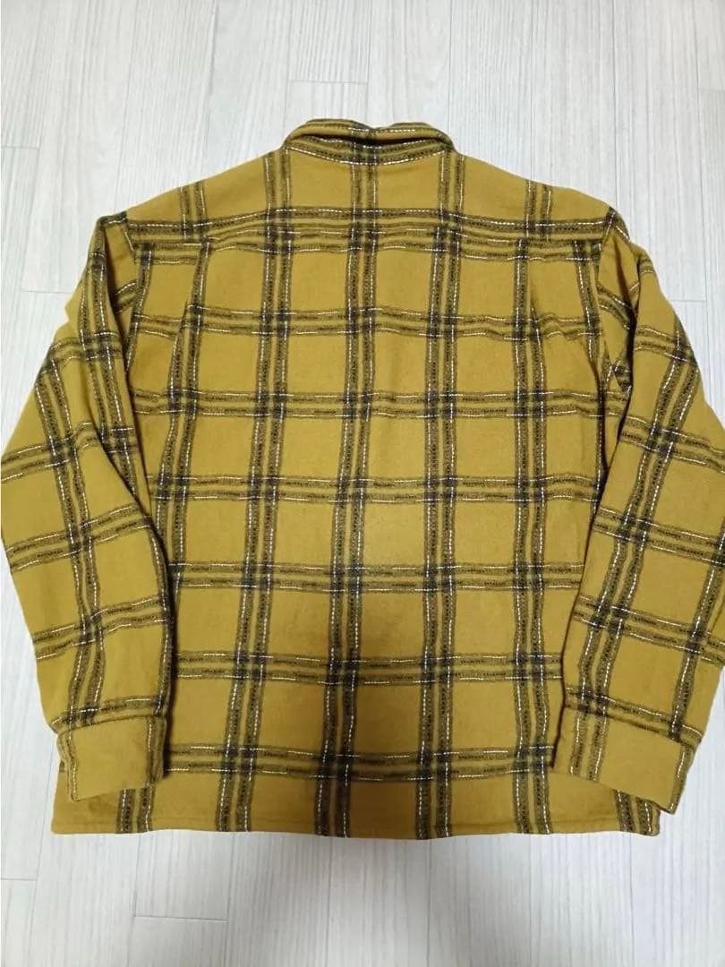 【M】定価3.7万2016AW_TENDERLOINウールシャツマスタード日本製