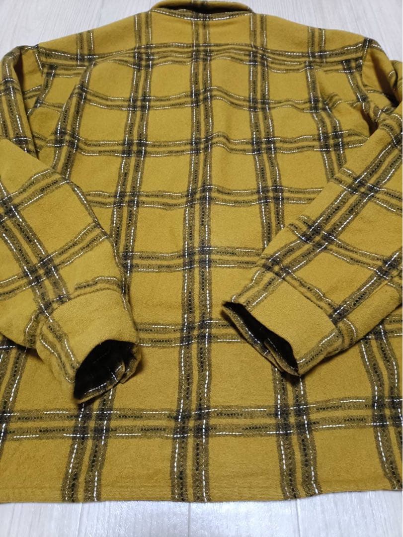 【M】定価3.7万2016AW_TENDERLOINウールシャツマスタード日本製