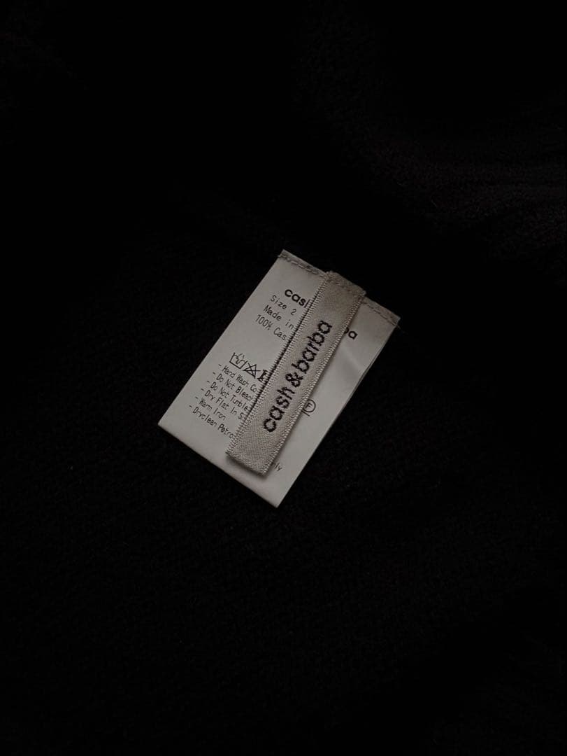 cash&barba キャッシュベイビークルーネックニット Black サイズ2