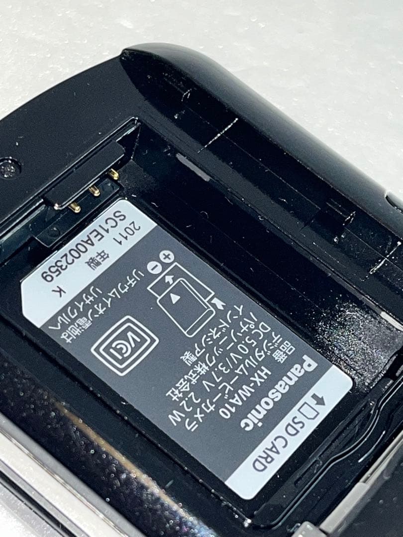 ☆美品☆Panasonic防水型デジタルムービーカメラHX-WA10ブラック