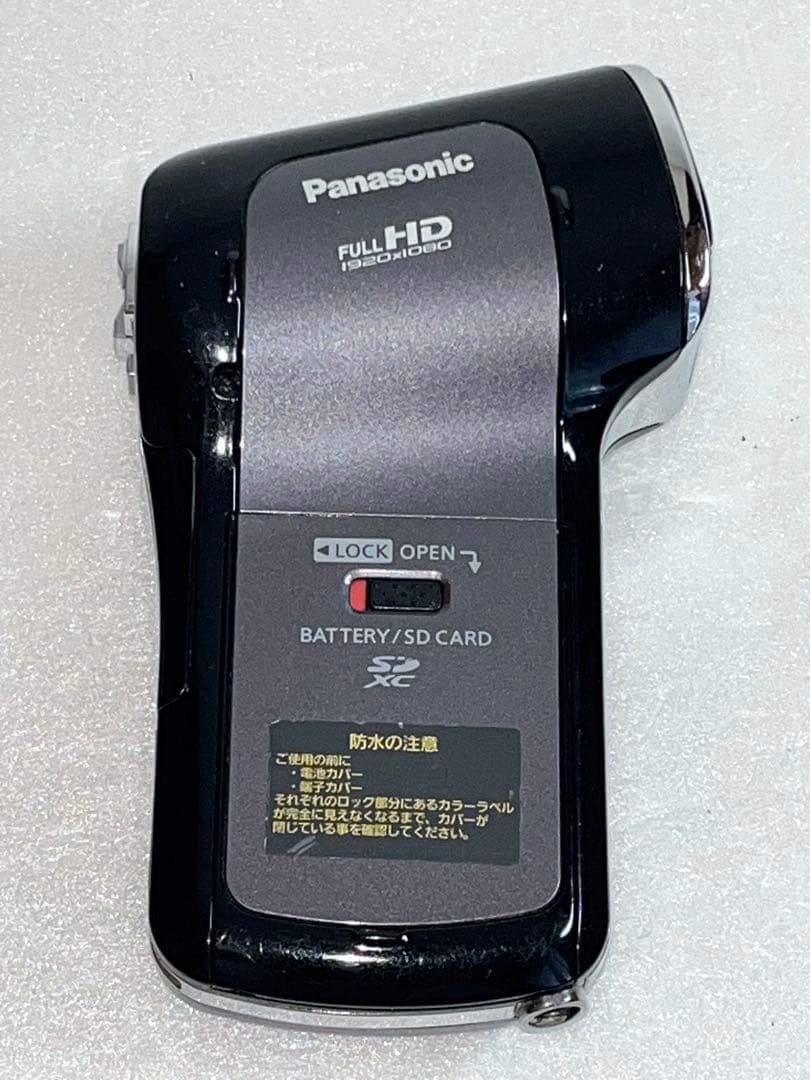☆美品☆Panasonic防水型デジタルムービーカメラHX-WA10ブラック