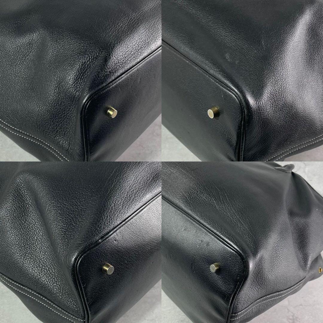 シセイ 946 トートバッグ オールレザー A4可 肩掛け ブラック ビジネス