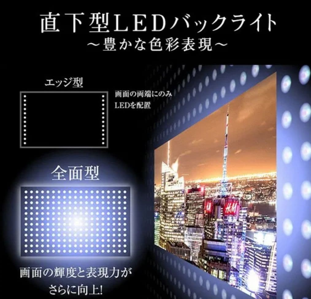 YAMAZEN 24インチ 液晶テレビ 　QRT-24W2