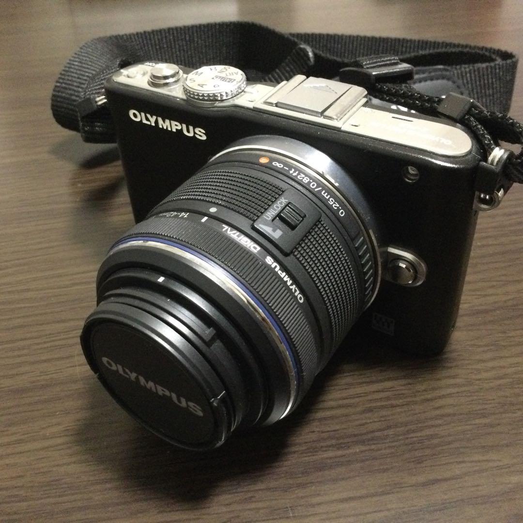 OLYMPUS E-PL3 マイクロ一眼カメラ ダブルズームキット ブラック