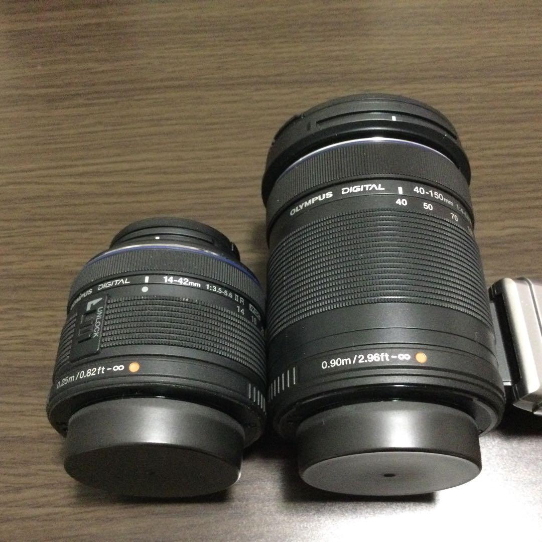 OLYMPUS E-PL3 マイクロ一眼カメラ ダブルズームキット ブラック