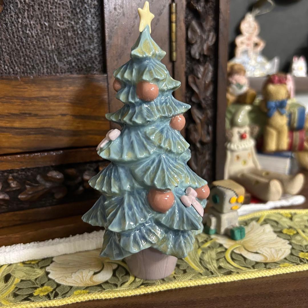 リヤドロ　クリスマスツリー　陶器　LLADRO 置物 雑貨