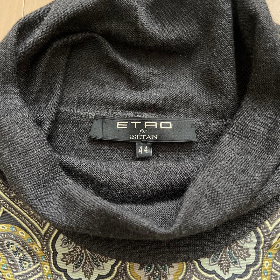 ☆エトロETRO☆長袖タートルネックニットセーター