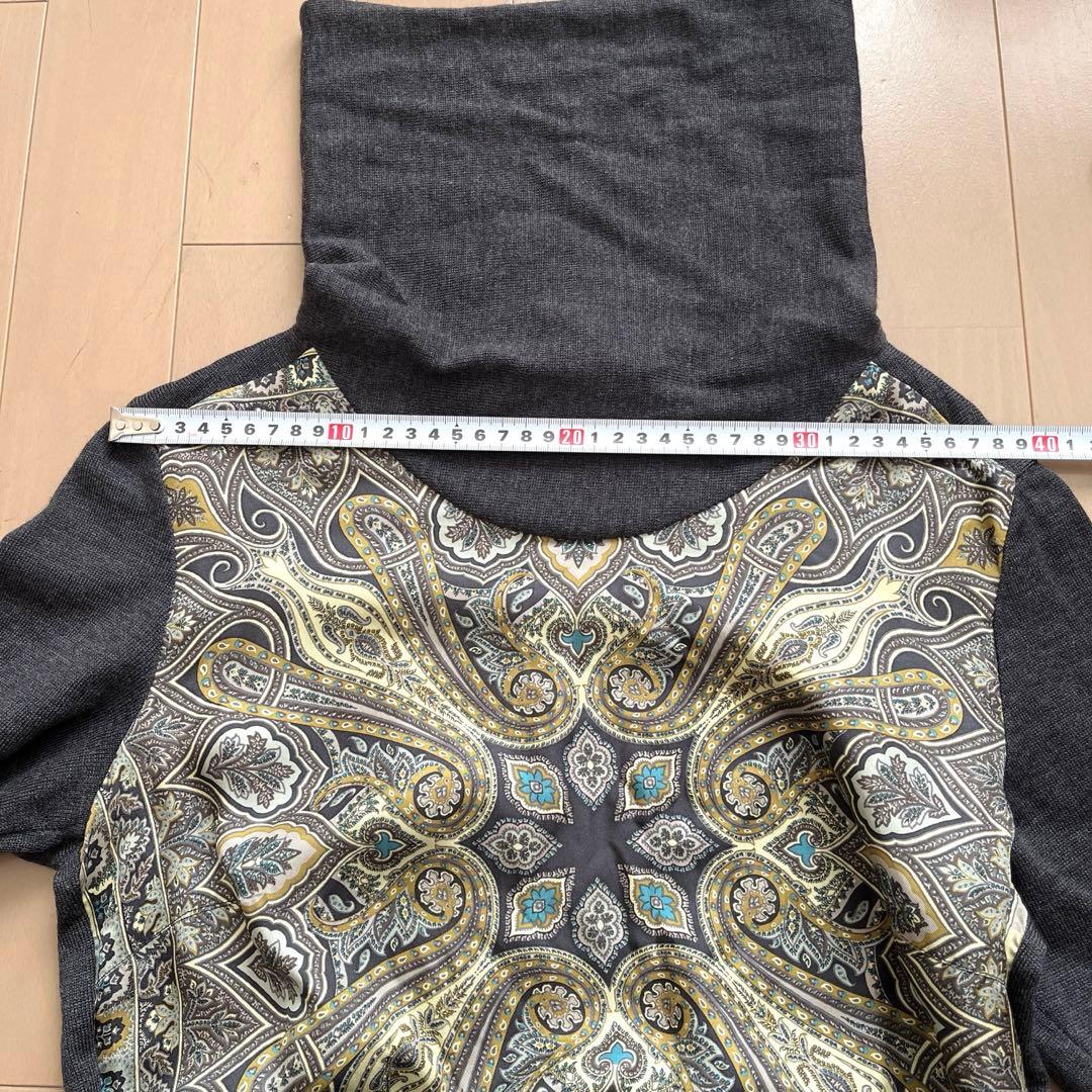 ☆エトロETRO☆長袖タートルネックニットセーター