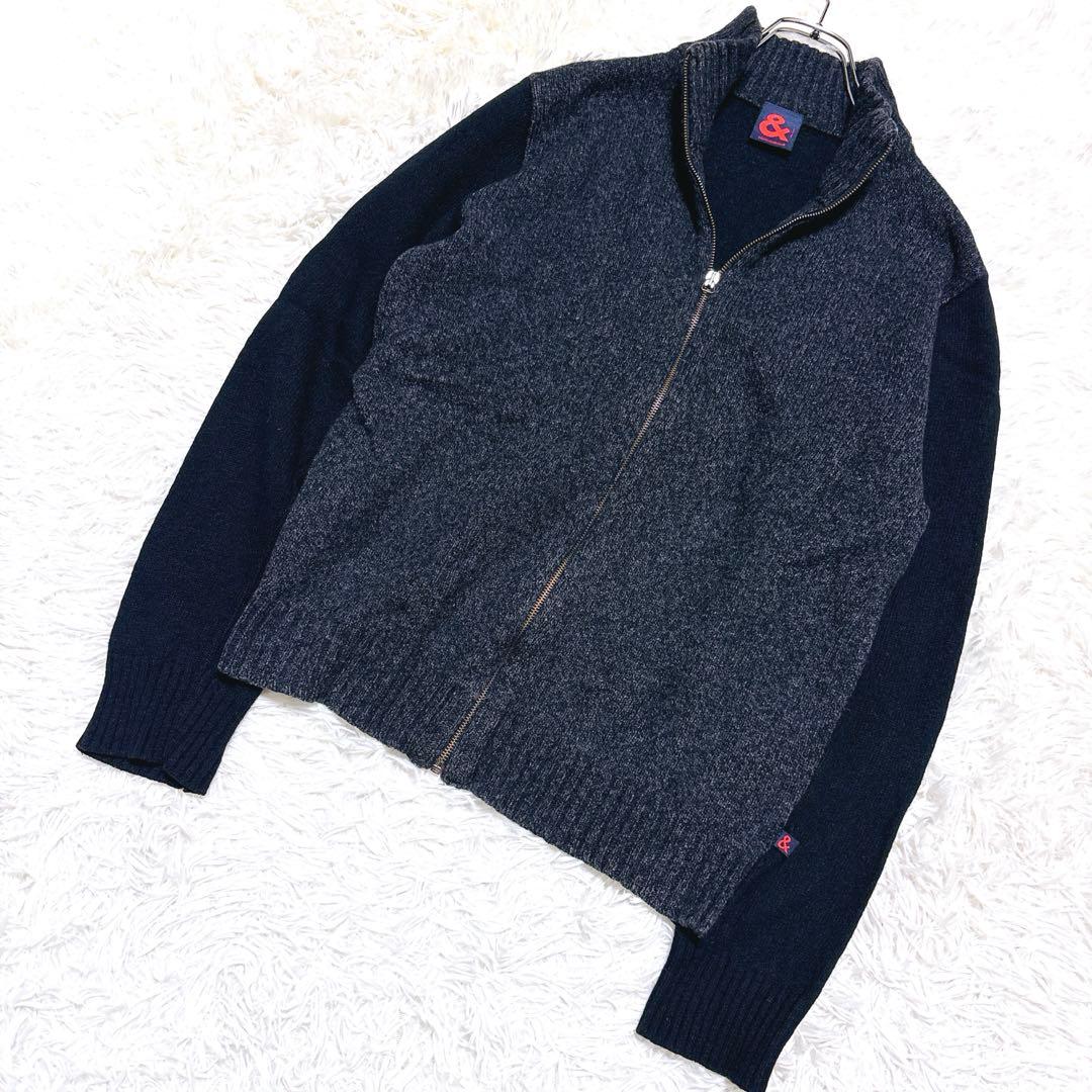 希少ドルチェ＆ガッバーナドライバーズニットカーディガンフルジップイタリア製黒