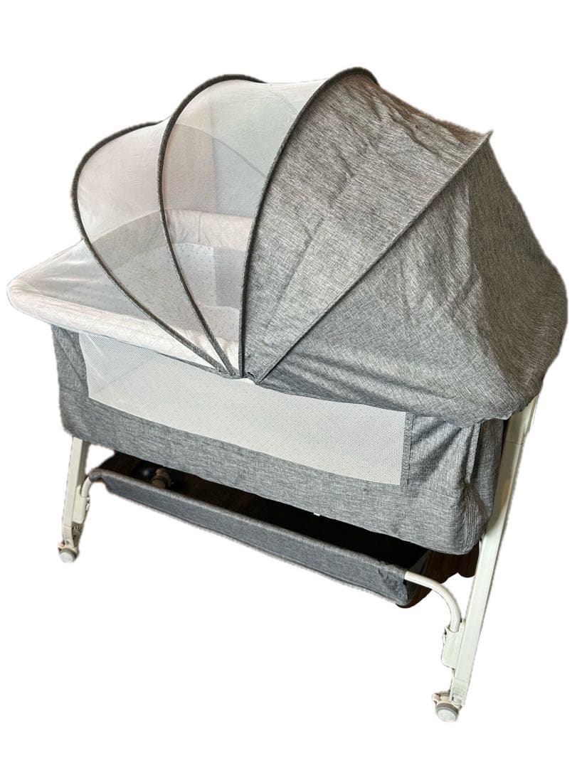 Kino Linpo ベビーベッド 6段調節可能