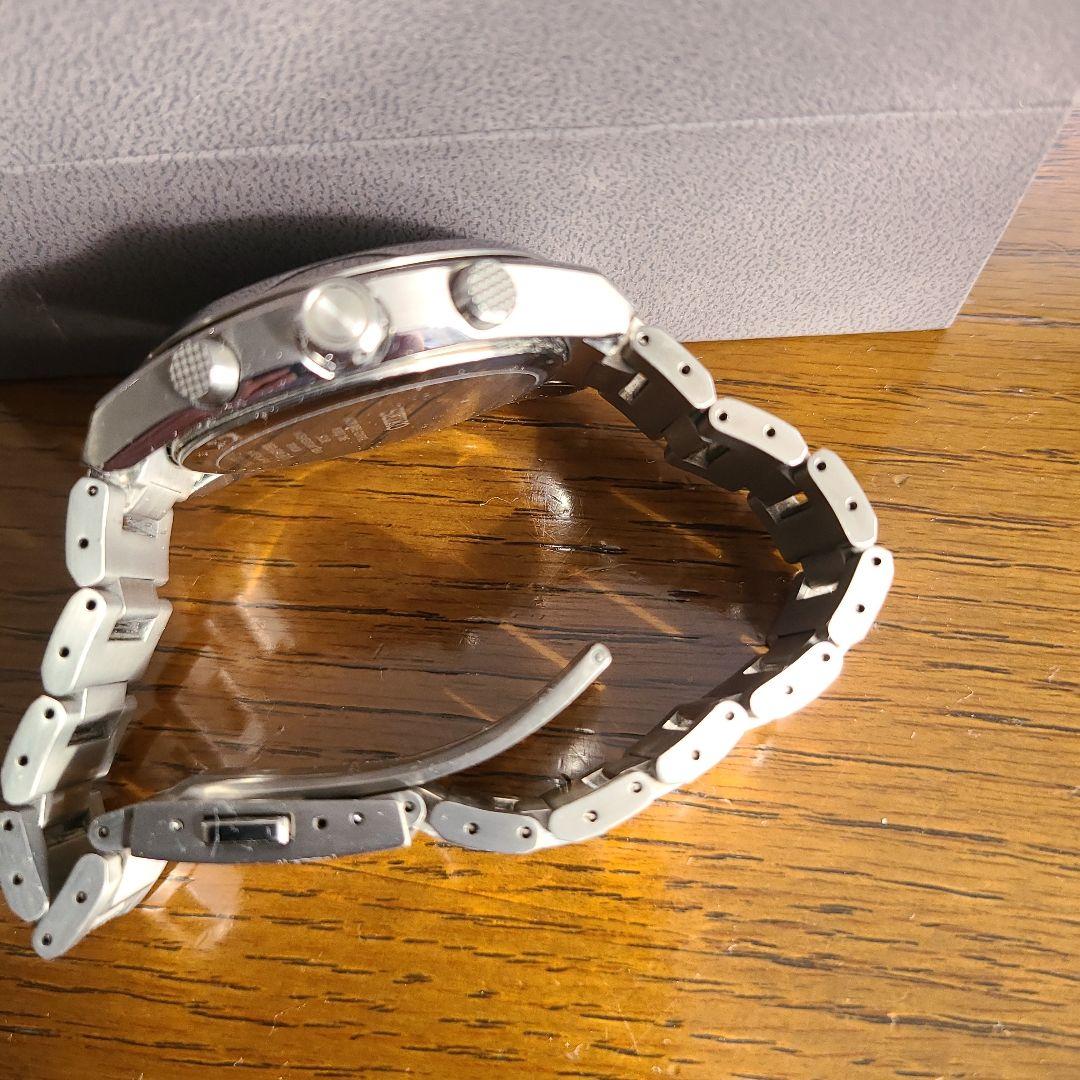 SEIKO ASTRON クロノグラフ ダークブルー ソーラー電波、説明書付