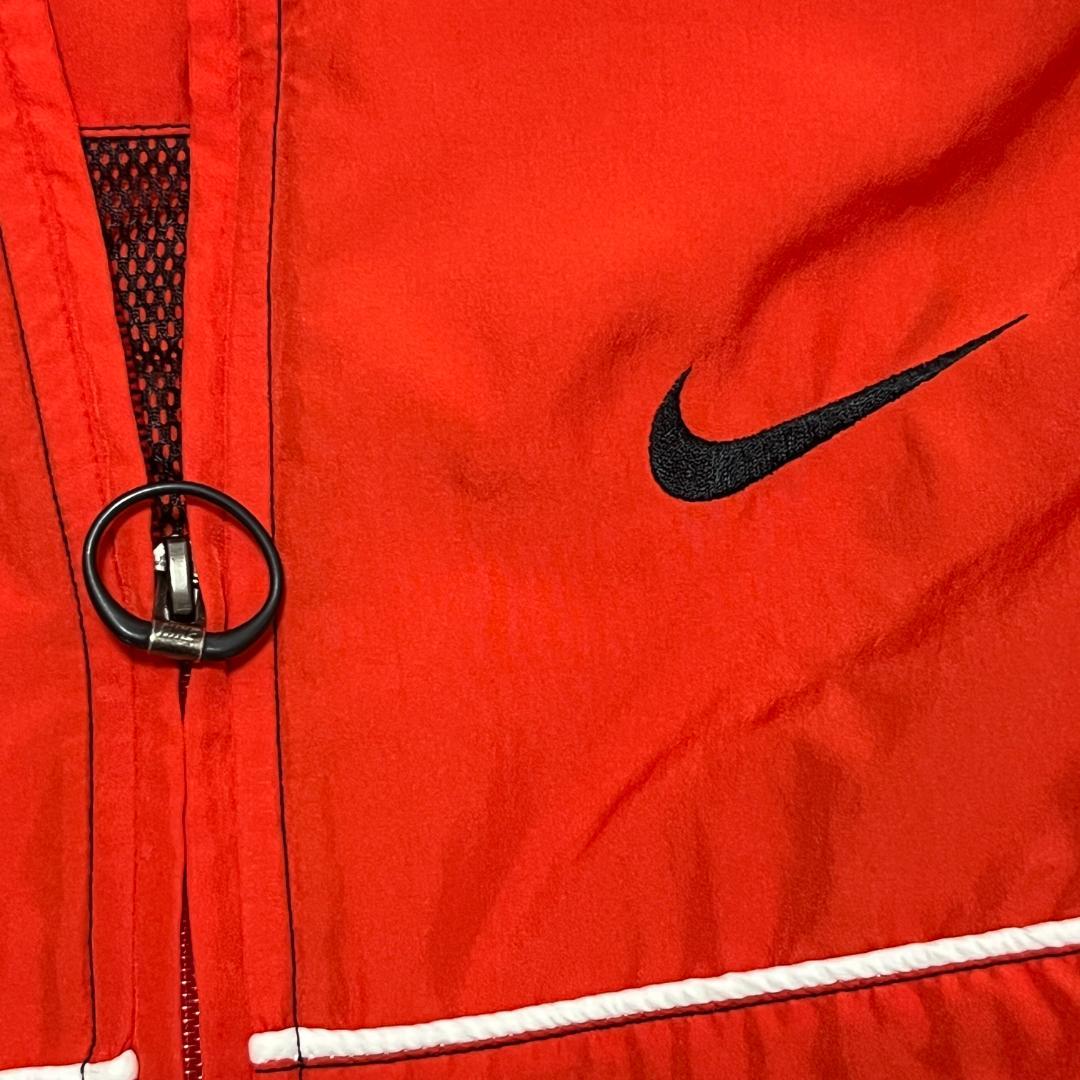 希少 90s ナイキ アガシモデル 2WAY ジャケット ベスト 赤 L相当美品
