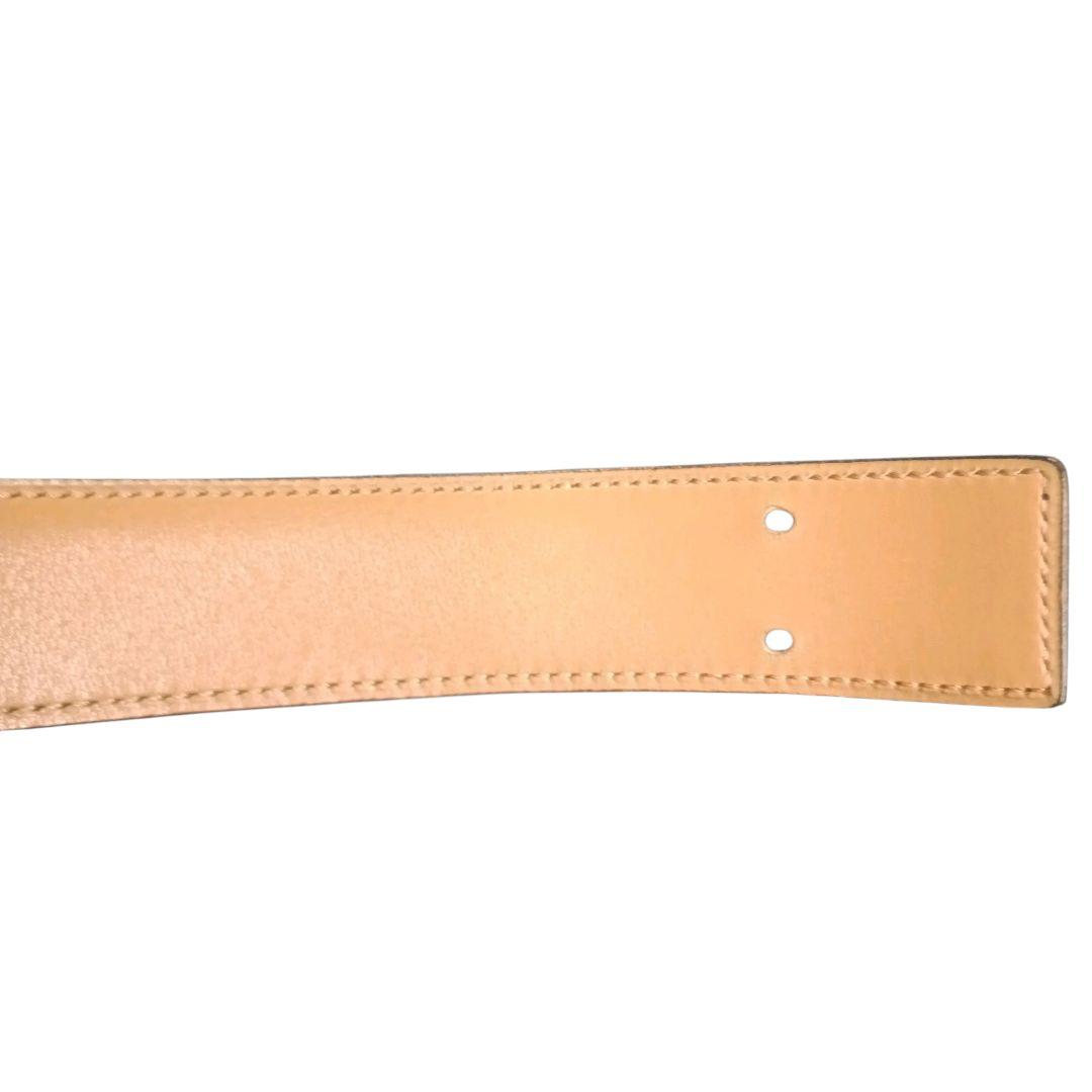 ✨HERMES 馬車ロゴ リバーシブル ゴールド金具 M◯刻印 仏製 ベルト