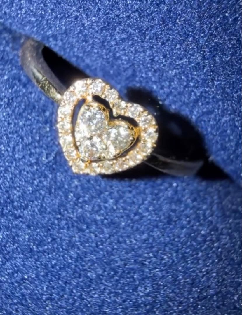 K18 天然ダイヤモンドリング‼️最終値下げ中‼️