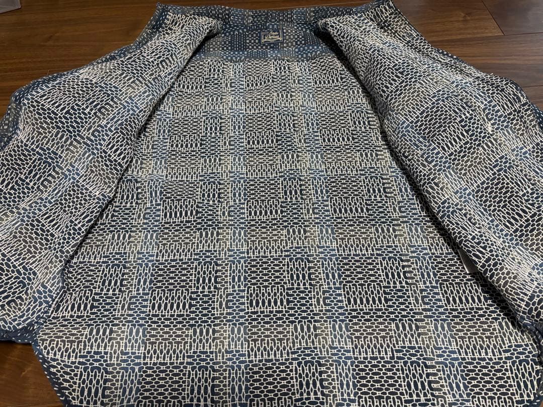 Studio D'artisan 野良着刺し子　長袖シャツ　サイズ44