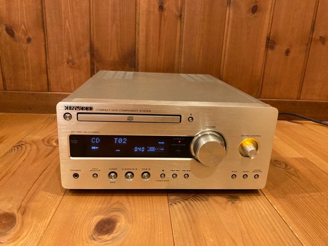 【美品】KENWOOD R-K711 CDミニコンポ アンプ