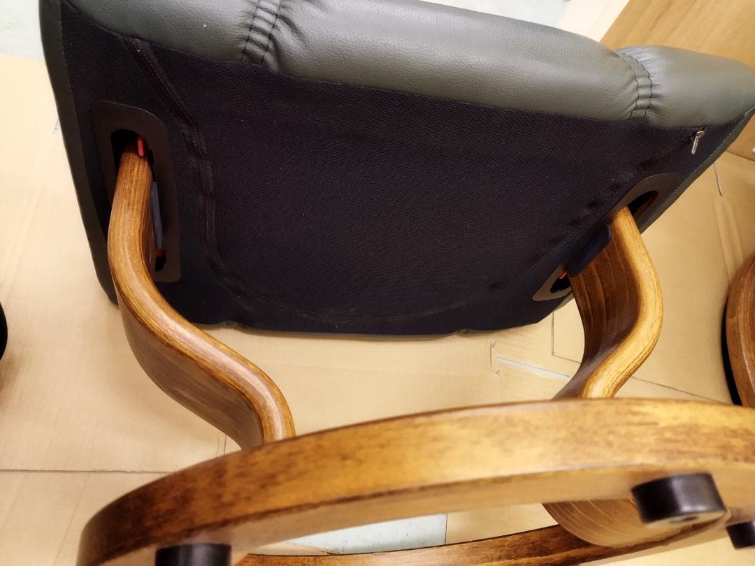 【美品】EKORNES エコーネス ストレスレスチェア＆オットマン コンサル