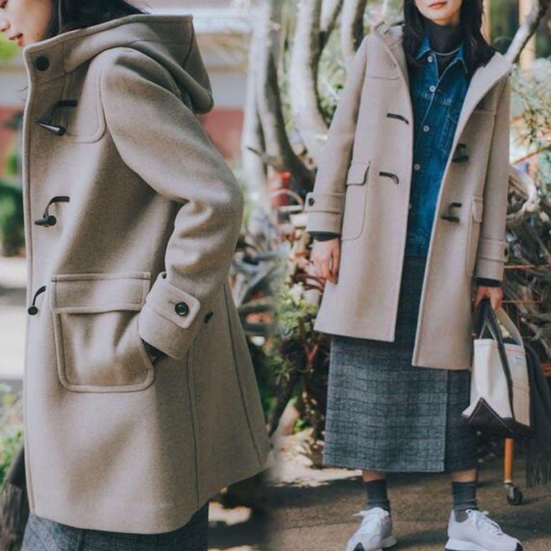 値札あり　グリーンレーベルリラクシング　ダッフル ロング コート