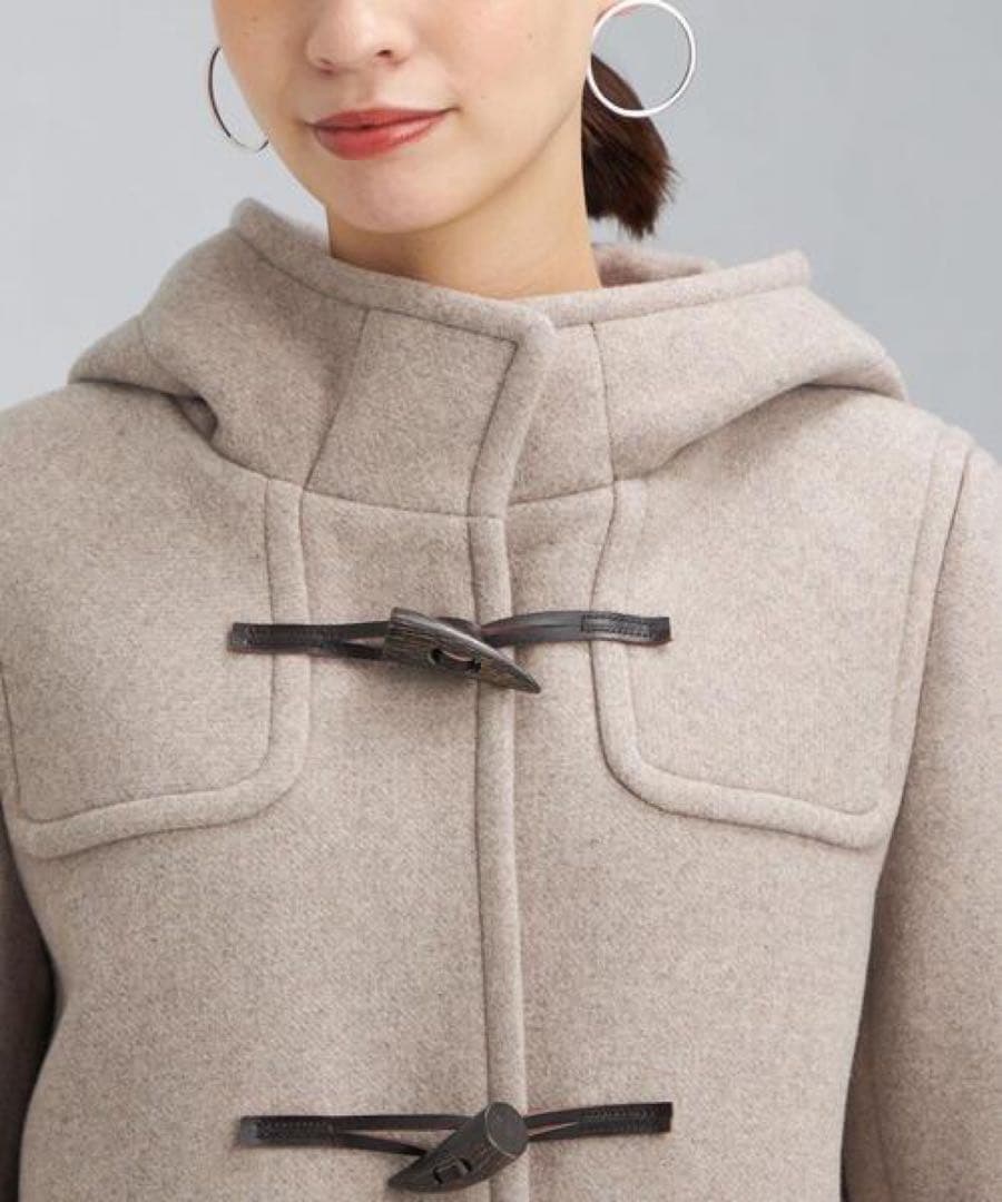 値札あり　グリーンレーベルリラクシング　ダッフル ロング コート