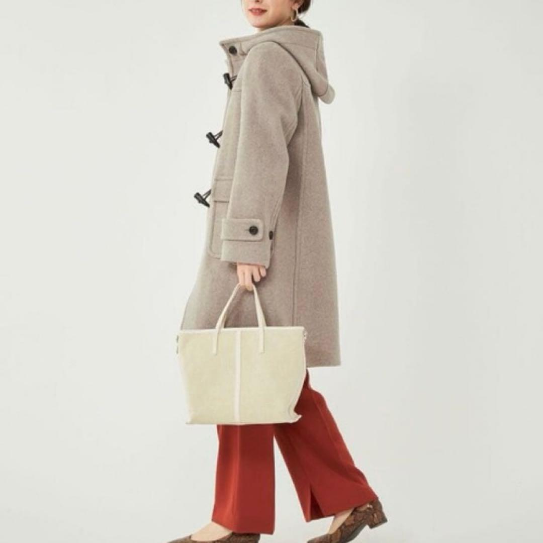 値札あり　グリーンレーベルリラクシング　ダッフル ロング コート