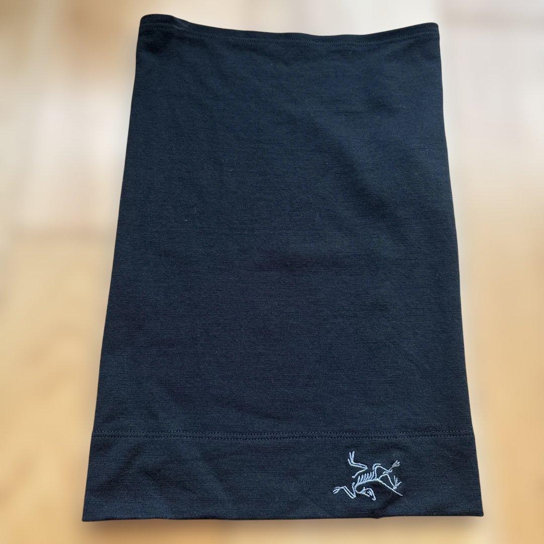 【美品】ARC'TERYX ブラック ネックウォーマー