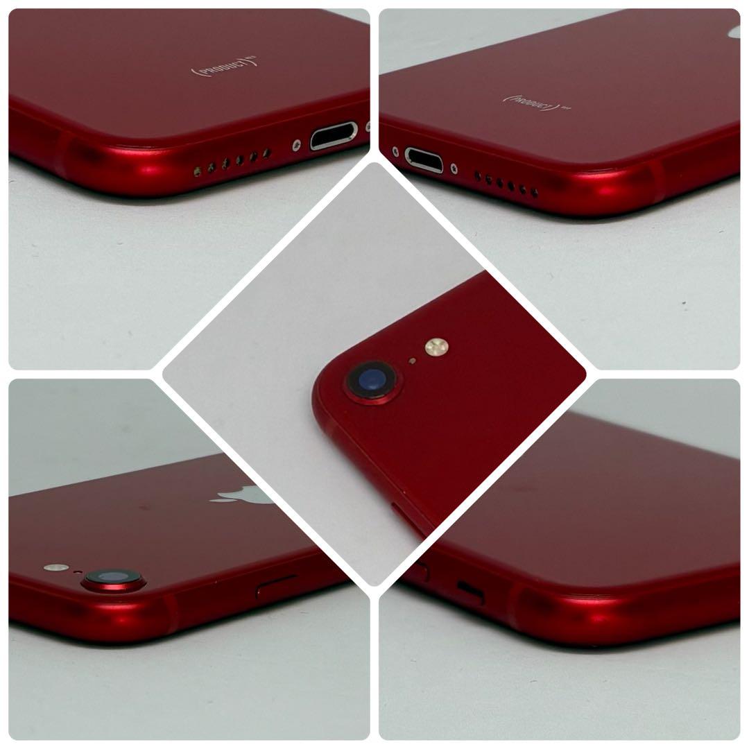 M15【電池新品100％表示】iPhone SE3 128GB レッド