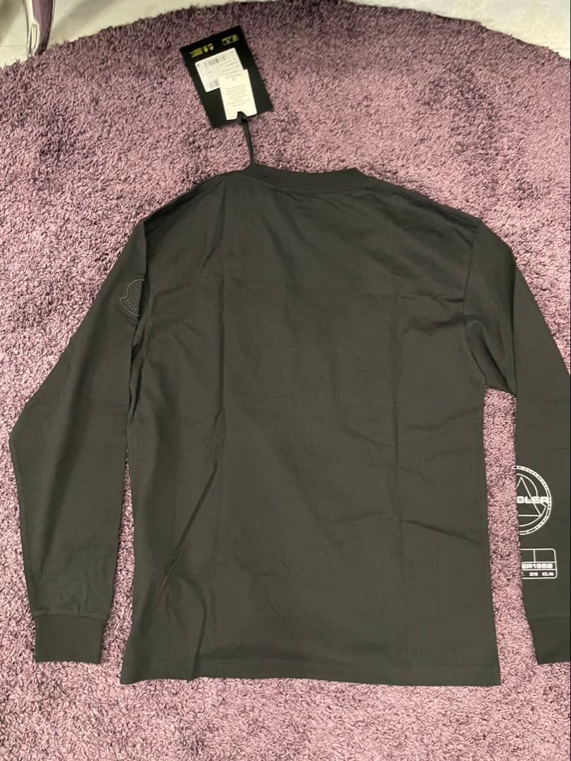 S　モンクレール 1952 ロンT　黒　新品　MONCLER 長袖Tシャツ