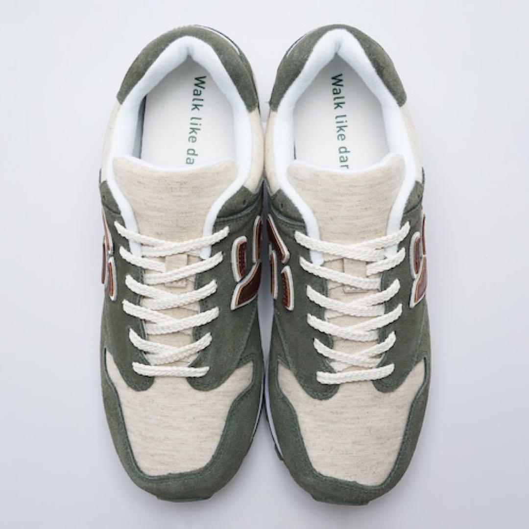 値引き中SANGACIO にゅーず Linen × Olive スニーカー 26