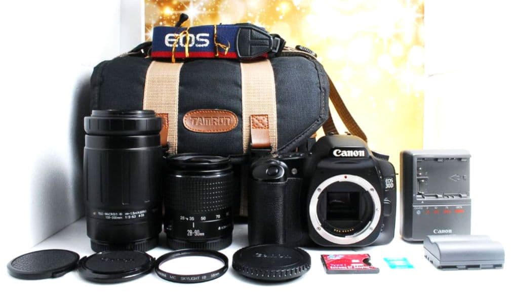 CANON　EOS 30D 一眼レフ　キャノン⚡️初心者⚡️ダブルレンズ　超望遠