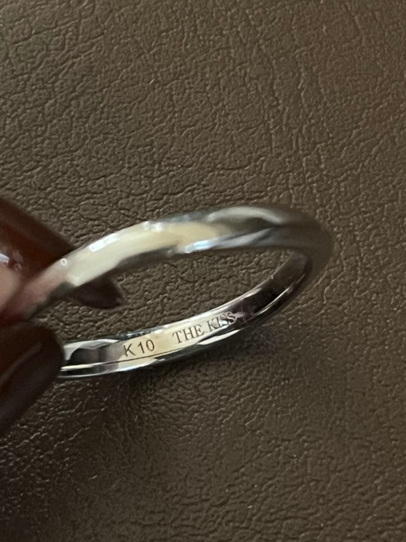 THE KISS K10 ホワイトゴールド　16号　箱付