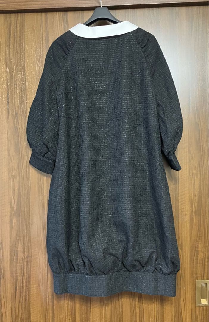 ルネ rene 白襟　ツイード ワンピース