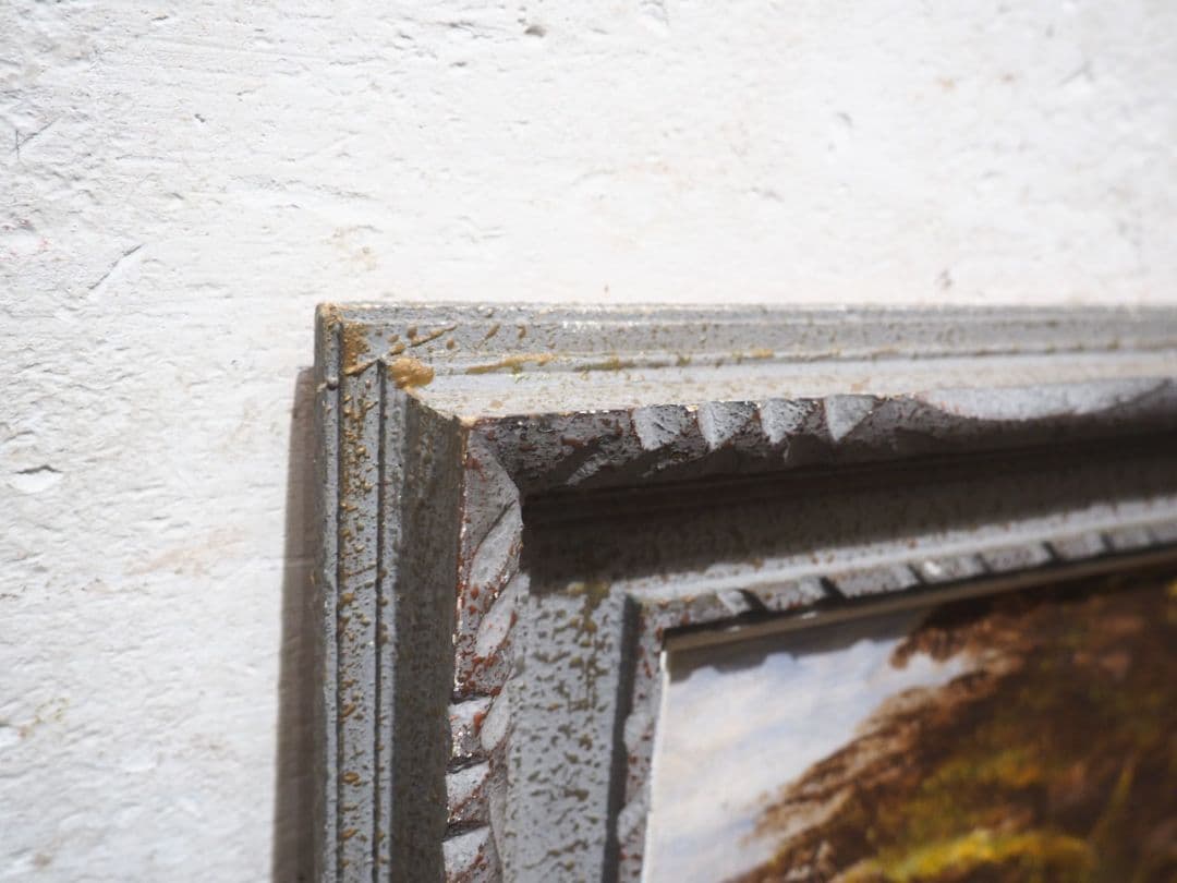 1299 レトロな額縁　F15　アートフレーム　油彩　水彩　画材　ビンテージ