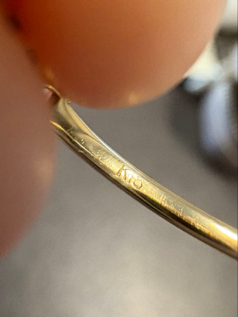 K18YG ローズカットダイヤ　エタニティリング