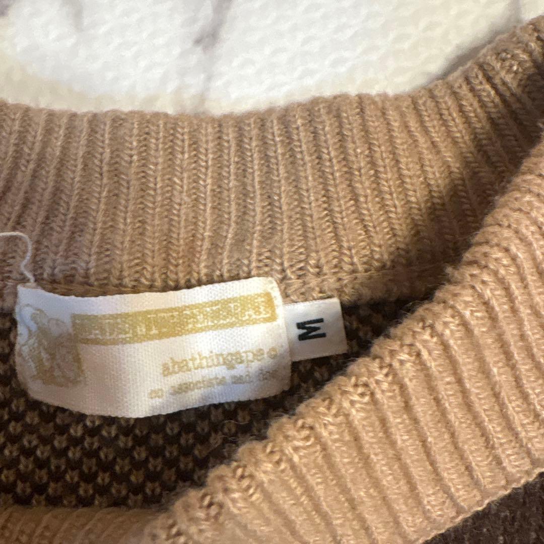 shathingrace ナンバープリントセーター M 希少