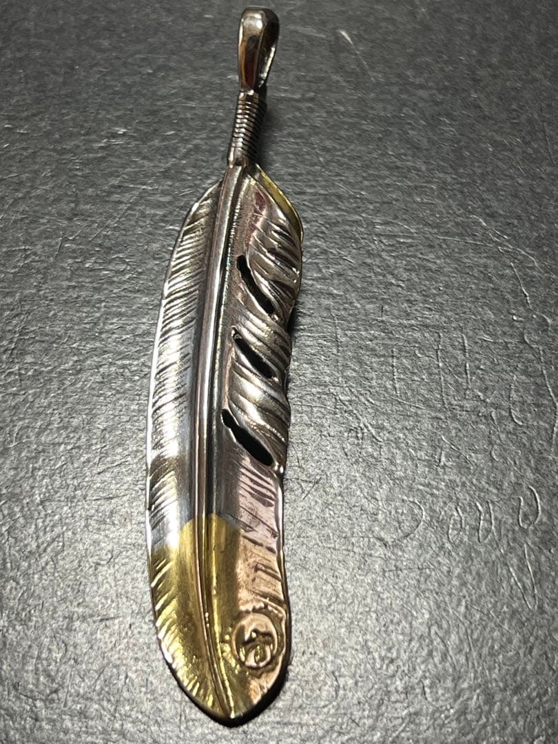 イーグルネックレス　フェザーネックレス　シルバーネックレス　スターリングシルバー