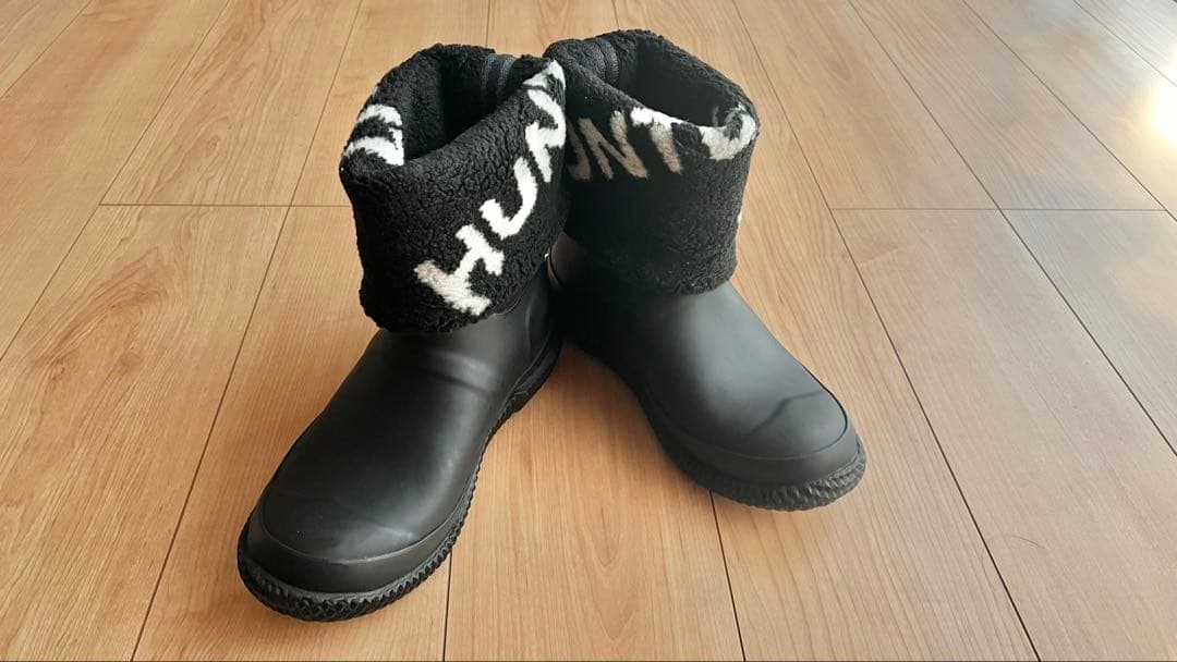 ※ Haruchanmarch 美品【HUNTER】ファー付きスノーブーツ