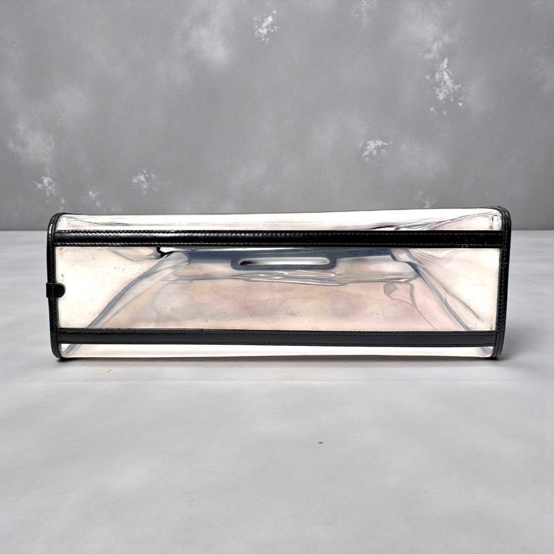 GUCCI グッチ トートバッグ 2way スケルトン ビニール レザー