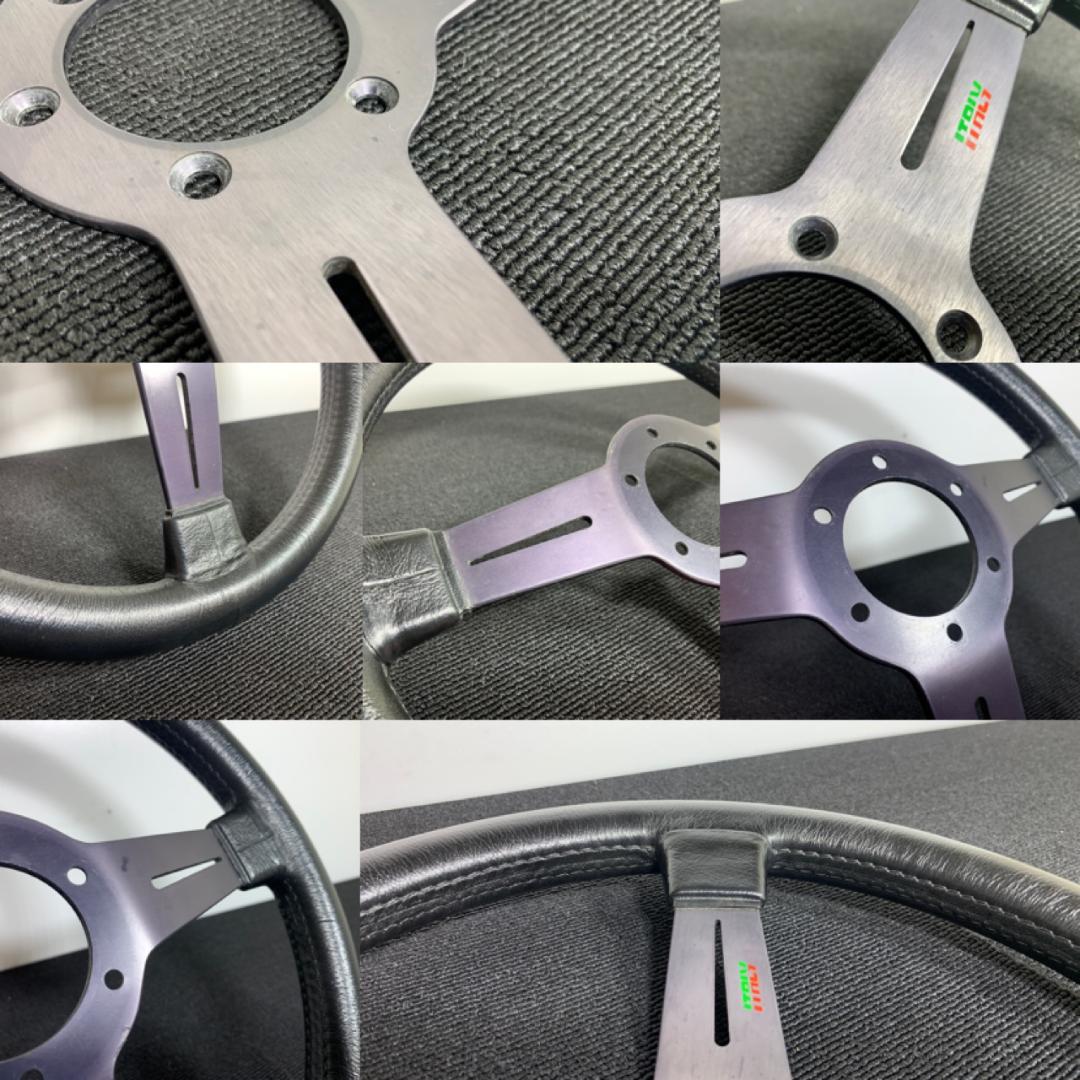 EVA エバ S104 ステアリング 35パイ ITALY 希少 当時物 良品