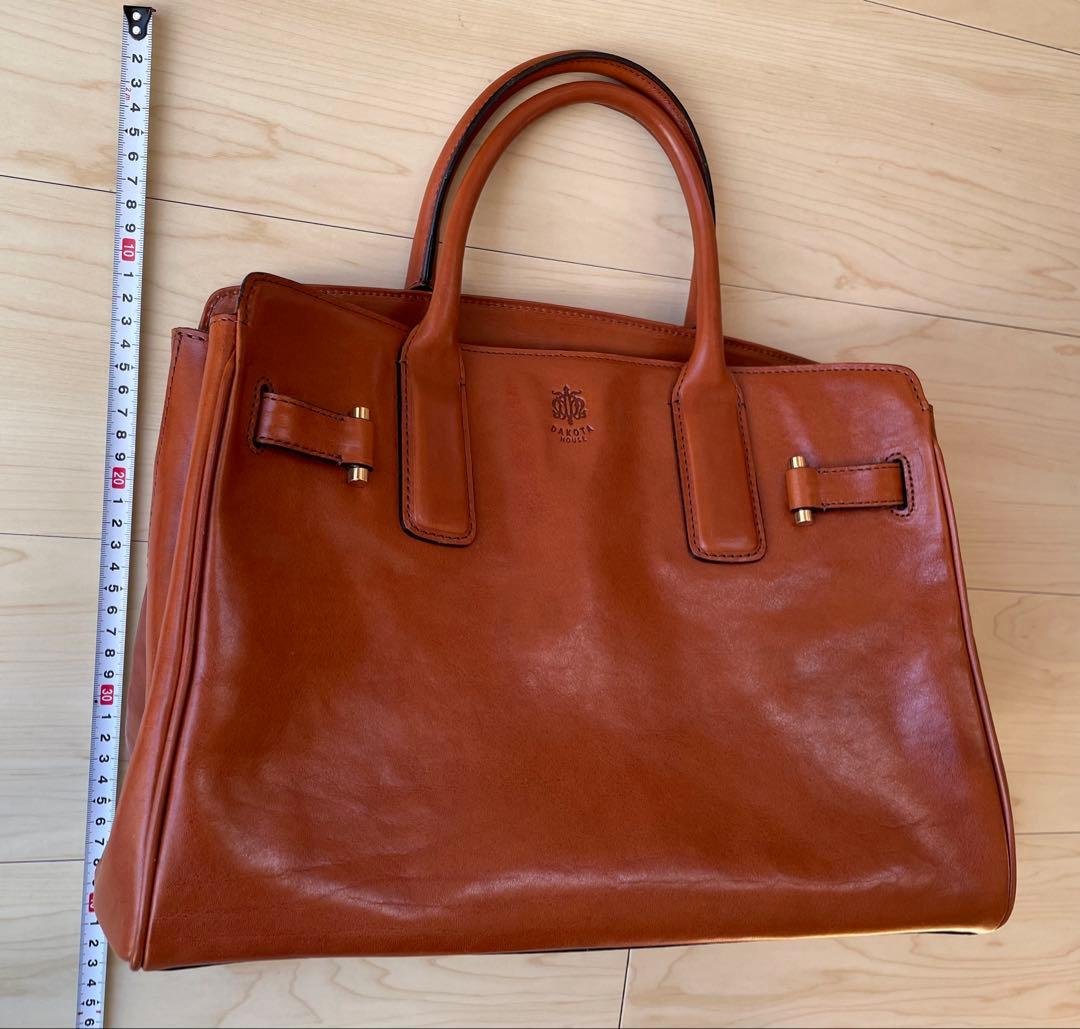 ⭐️美品⭐️ダコタDakota　トートバッグ　レザー軽量　 キャメル