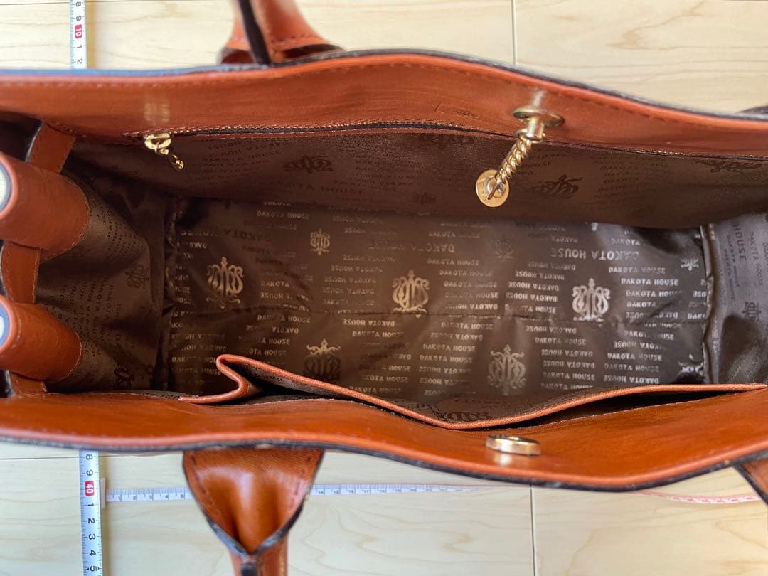⭐️美品⭐️ダコタDakota　トートバッグ　レザー軽量　 キャメル