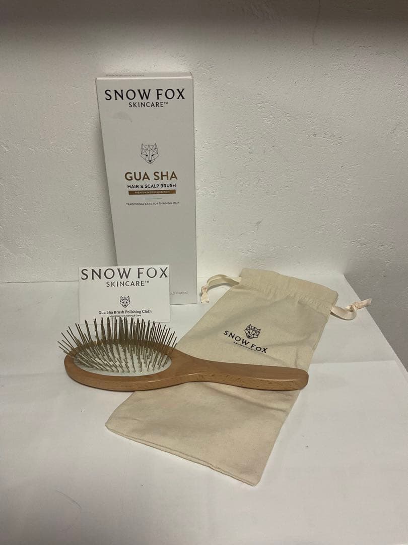 ヘアブラシ・コーム  FOX Gua Sha Hair & Scalp Brush